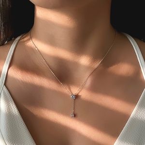 Silver Plated Zirconia necklace